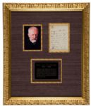 Russian Composer Pyotr Ilyich Tchaikovsky Autograph Letter Signed -- ''...Give me sweetheart forty rubles as a loan...''