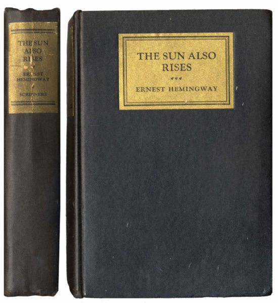 Rare First Edition of Ernest Hemingway's ''The Sun Also Rises'' -- Beautiful Hardcover Edition of a Literary Masterpiece