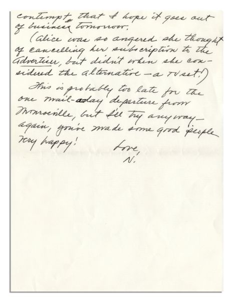 Harper Lee Autograph Letter Signed -- ''...was downright insulting...''