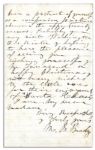 Extremely Scarce Mathew Brady Autograph Letter Signed With Photographic Content Praising His Work -- ''...It is pronounced to be an excellent likeness...''