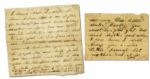 Shiloh POW Letter & Photo Lot -- Fort Donelson: ''...bullets came as close as I cared having them. Mother...one poor man...had his leg shot off just so it hung on and the other fell right on me...''
