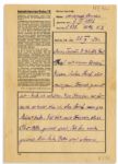 Lot of Eleven WWII Letters From Prisoners at the Dachau & Auschwitz Concentration Camps