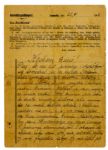 Lot of Eleven WWII Letters From Prisoners at the Dachau & Auschwitz Concentration Camps