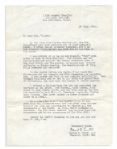 WWII Collection of Letters From Various Military Generals, Including General Douglas MacArthur -- ''...The report has just reached me that your husband...has laid down his life for his country...'' 