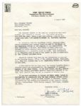 WWII Collection of Letters From Various Military Generals, Including General Douglas MacArthur -- ''...The report has just reached me that your husband...has laid down his life for his country...'' 