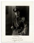 Early General Douglas MacArthur Signed 11'' x 14'' Photo