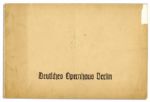 Seven Nazi-Era German Opera Programs From Various Theaters in Berlin and Munich -- With One 1944 WWII-Dated Program