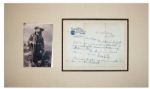Fantastic ''Buffalo Bill'' Cody Autograph Letter Signed -- ''...This man...never was with me - he can't shoot...'' -- Circa 1908