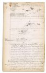 Handwritten Diary by Spanish-American War Doctor Aboard Battleship Iowa -- Full Account of Battle of Santiago -- ''...Spaniards were almost naked...men swam ashore with...meat of wounds uncovered...''
