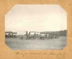 Spanish-American War Photo Album Consisting of Illuminating Pictures of Cuban Life and the 8th Massachusetts Infantry in the South -- Contains Shocking Photo of Southern Mob Throwing Black Person