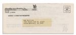 Charles ''Tex'' Watson Letter From Prison -- ''...Kristin and I are so in love. WE miss each other...We have alot of opposition to say the least...'' -- 1985