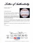 Hall of Famers Willie Mays, Mickey Mantle and Duke Snider Signed Baseball -- With PSA/DNA COA