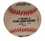Willie Mays Signed Official Major League Baseball With Mays' Hologram Certifying Authenticity -- Also With JSA COA