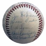 1962 New York Mets Team Signed Ball -- With Hall of Famers Casey Stengel & Red Ruffing -- With PSA/DNA COA