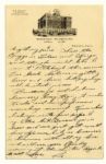 Pie Traynor Autograph Letter Signed With Handwritten Envelope -- 1935 -- ''...I have been very busy trying to make trades and newspapermen are always around...''