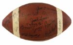 Ohio State Team-Signed Football -- Signed By Woody Hayes & Two-Time Heisman Trophy Winner Archie Griffin