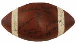 Ohio State Team-Signed Football -- Signed By Woody Hayes & Two-Time Heisman Trophy Winner Archie Griffin