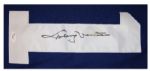 1970 Colts Jersey Signed by Johnny Unitas -- With JSA COA