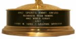 Scarce World Series Emmy Award -- Sports Emmy Award Category for ABC's Coverage of the 1987 World Series