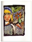 Henry Miller Twice-Signed Book ''To Paint is to Love Again'' -- Also With a Hand-Drawn Self-Portrait Sketch by Miller -- Fine