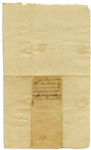 Noah Webster Twice-Signed 1804 Deed for Land in New Haven, Connecticut