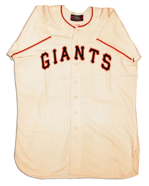 1951 New York Giants Pitcher Larry Jansen's Home Game Uniform -- Worn During the Year That the Giants Famously Won the National League Pennant