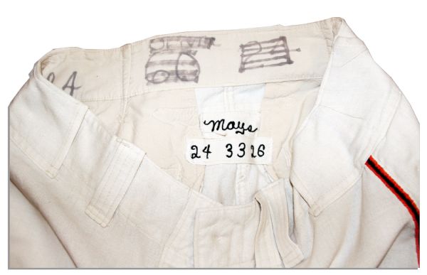 Willie Mays 1966 San Francisco Giants Uniform Home Pants, Game-Worn -- From the Larry Jansen Estate