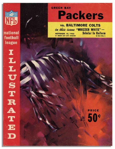Collection of 10 Vintage Baltimore Colts Programs From 1962
