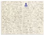 Henry Robertson Birdie Bowers 8-Page Autograph Letter Signed -- From 1907, Five Years Before He Perished on Scott's Terra Nova Expedition
