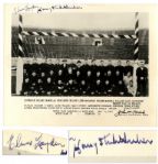 Elmer Layden & Harry Stuhldreher Signed 10 x 8 Photo -- Notre Dame and Stanford at the Rose Bowl -- With JSA COA