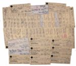 Lot of 50 Union Bank Checks Signed by Charles Bubba Smith -- Charles Bubba Smith -- Near Fine