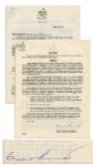 Clifford Roberts 1959 Typed Letter Signed Regarding the 1959 Masters Tournament -- Roberts Outlines Tournament Rules & Guidelines