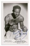 World Champion Boxer Ezzard Charles Signed Photo -- With PSA/DNA COA