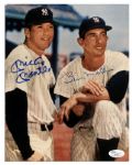 Mickey Mantle & Billy Martin Signed 8 x 10 Photo -- With JSA COA