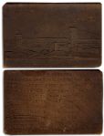 Brooklyn Bridge 1883 Opening Ceremony Souvenir Issued by Lord & Taylor Department Store -- Scarce