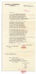 Nazi WWII Letter From SS Commander -- Danish Letter Mentions Hitler, Churchill & Stalin