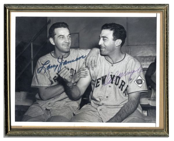 New York Giants Pitchers Larry Jansen and Sal Maglie Signed Photo -- From the Larry Jansen Estate