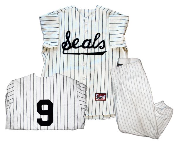 Original 1946 San Francisco Seals Uniform -- Jersey and Pants Worn the Season the Team Won the Pennant, Led By Pitcher Larry Jansen's 30 Wins -- From the Jansen Estate
