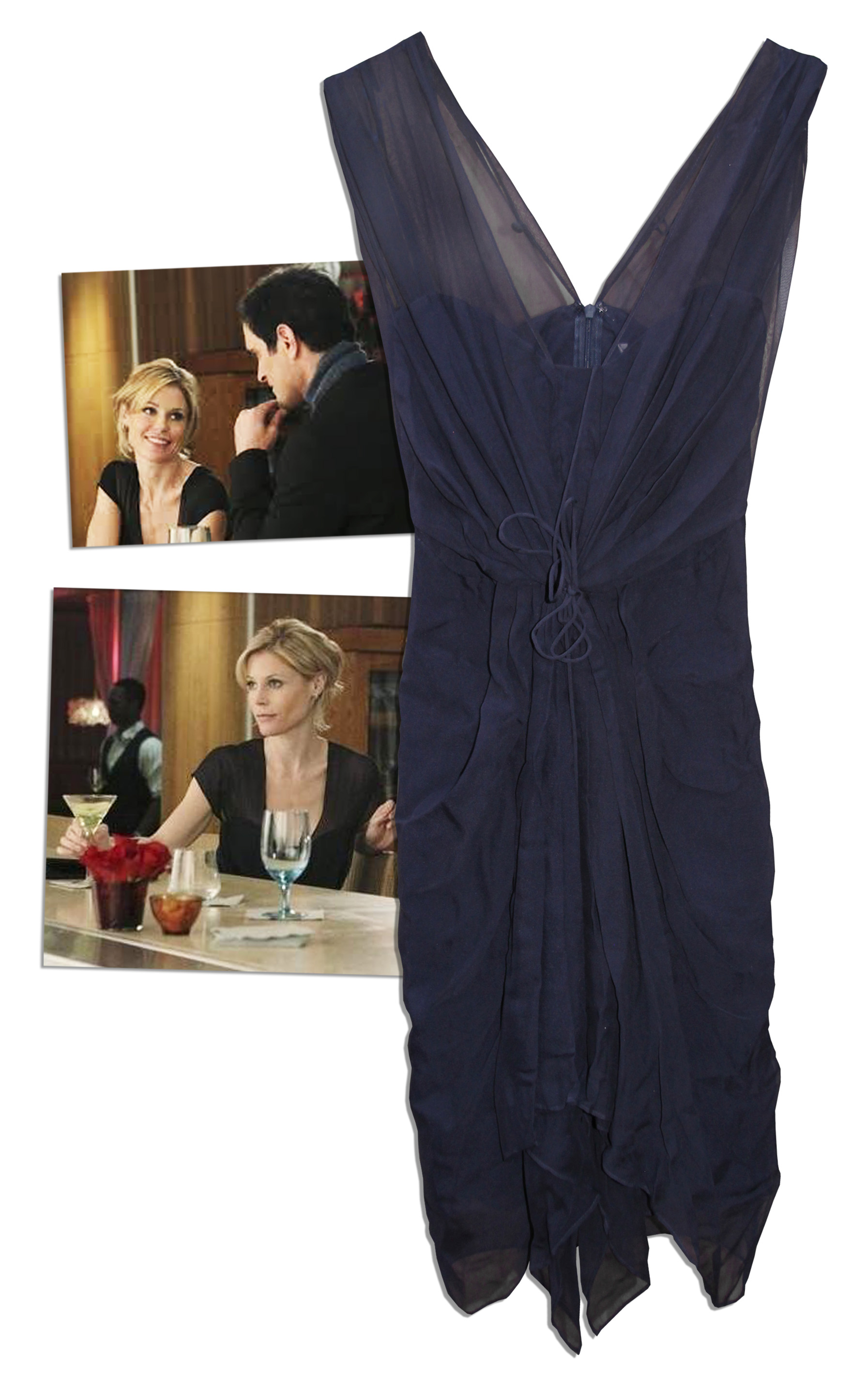 Lot Detail - Julie Bowen ''Modern Family'' Scree-Worn Cocktail Dress