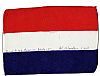 Apollo 15 Flown 6'' x 4'' Netherlands Flag -- Signed & Inscribed ''Flown to the Moon on Apollo 15'' by NASA Astronaut Al Worden -- Near Fine -- Also With COA by Worden