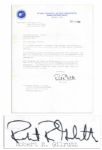 Roger Chaffees Original Astronaut Acceptance Letter -- Signed By NASA Director Gilruth -- ...It is a great pleasure to inform you that you have been selected...to participate in Astronaut...