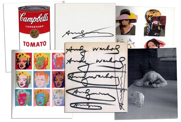 Andy Warhol Twice Signed Catalog of His Work