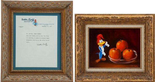 Walter Lantz ''Woody Woodpecker'' Signed Painting