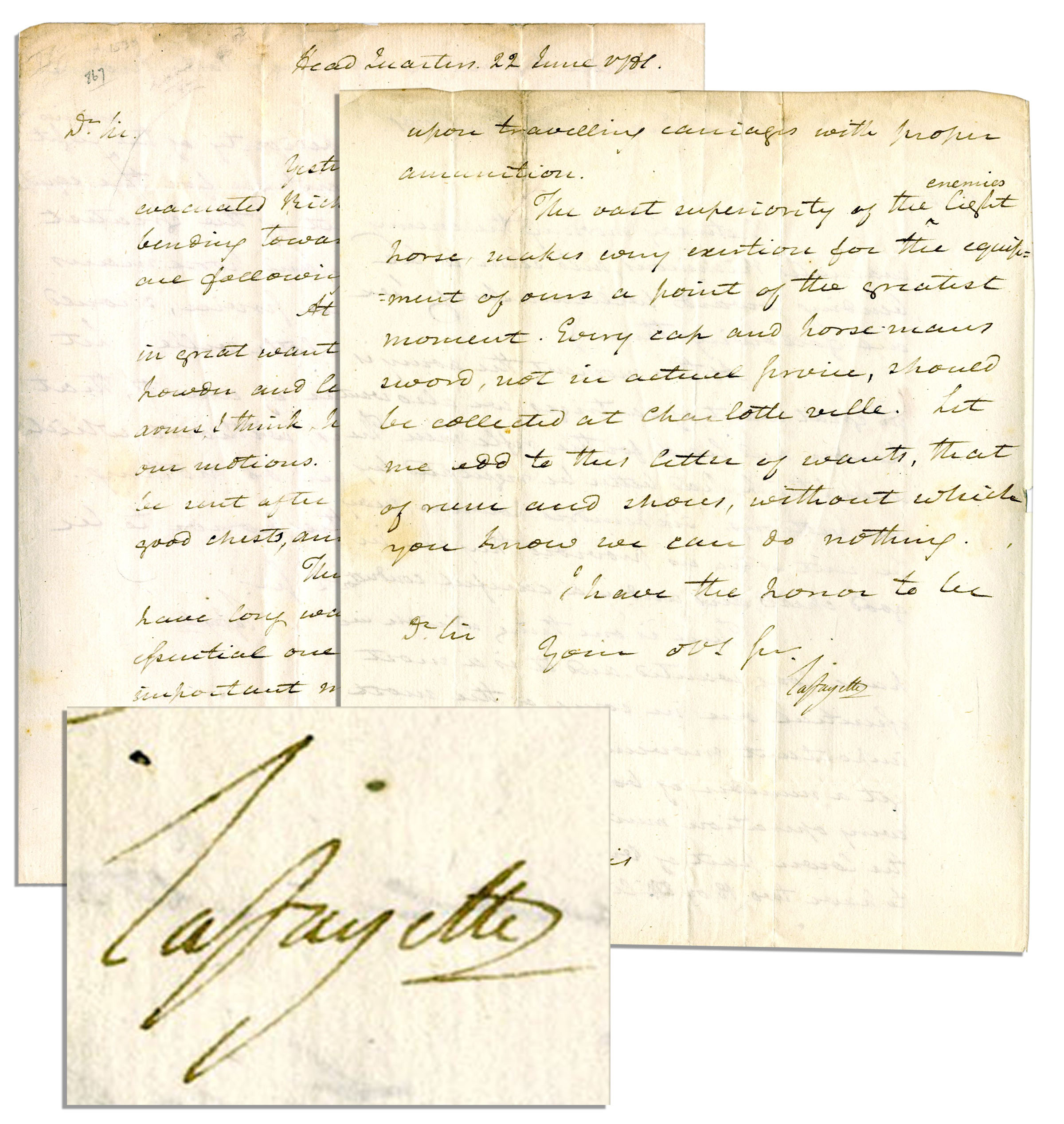 Lafayette Autograph