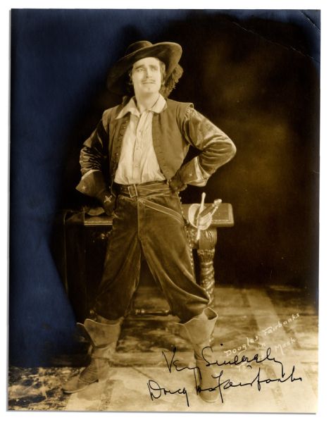 Douglas Fairbanks, Sr. Signed Photo