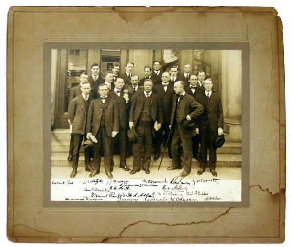 Theodore Roosevelt 9.5'' x 7.75'' Signed Photo