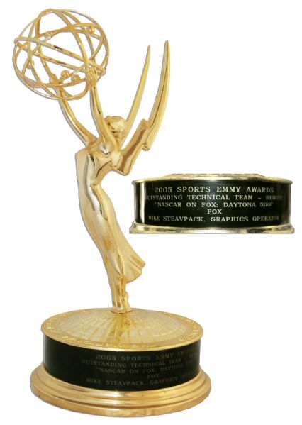 Pristine 2005 Emmy Sports Award for ''Nascar on Fox''