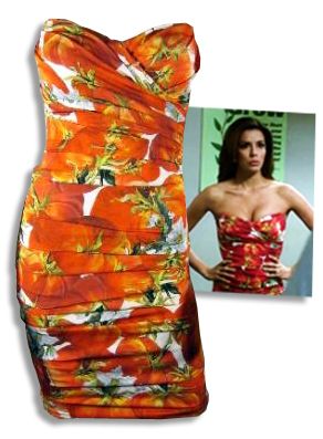 Eva Longoria Screen-Worn Cocktail Dress From Desperate Housewives -- With COA From ABC Studios