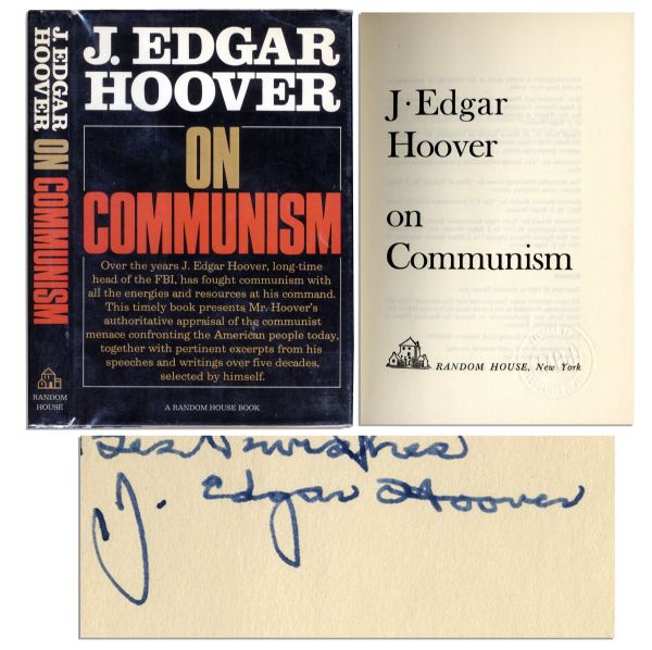 ''J. Edgar on Communism'' Signed by the Infamous FBI Director