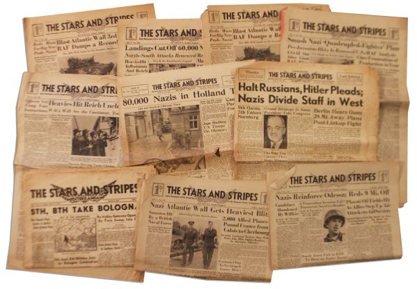 ''The Stars and Stripes'' Newspapers -- April 1945
